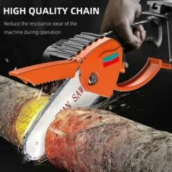 Lot De 2 Mini Chaînes De Tronçonneuse 4 Pouces Chaînes De Rechange THSINDE -Tronçonneuse et accessoire Soldes 2022 64464589 4
