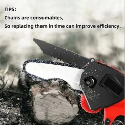 Lot De 2 Mini Chaînes De Tronçonneuse 4 Pouces Chaînes De Rechange THSINDE -Tronçonneuse et accessoire Soldes 2022 64464589 5