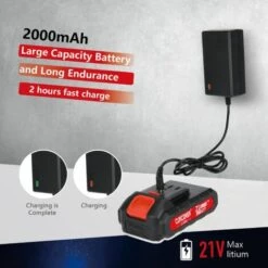 Mini Tronçonneuse A Batterie, CURCONSA Mini Tronçonneuse De 4 Pouces, Petite Tronconneuse Electrique Avec Batterie 2Ah, Chargeur Pour Coupe De Bois, Agriculture, Jardin Et Cour 11 Mini Tronçonneuse A Batterie, CURCONSA Mini Tronçonneuse De 4 Pouces, Petite Tronconneuse Electrique Avec Batterie 2Ah, Chargeur Pour Coupe De Bois, Agriculture, Jardin Et Cour -Tronçonneuse et accessoire Soldes 2022 64532048 5