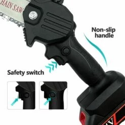 THSINDE Mini Tronconneuse A Batterie,avec 1 Piles Et 2 Chaînes,4 Pouces, Tronçonneuse Rechargeable Portative Pour La Coupe De Branche Arbre De Gardin 11 THSINDE Mini Tronconneuse A Batterie,avec 1 Piles Et 2 Chaînes,4 Pouces, Tronçonneuse Rechargeable Portative Pour La Coupe De Branche Arbre De Gardin -Tronçonneuse et accessoire Soldes 2022 64857302 5
