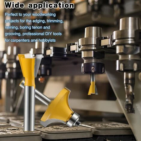 QERSTA 12PCS Trépan De Tronçonnage Incliné En Carbure De Tungstène De 6,35 Mm 1/4 Po Avec Une Clé 6 QERSTA 12PCS Trépan De Tronçonnage Incliné En Carbure De Tungstène De 6,35 Mm 1/4 Po Avec Une Clé – Image 4