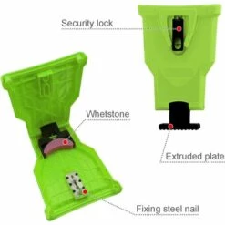 Affuteuse De Chaine Pour Tronconneuse, Chaîne De Désherbeur, Avec 4 Pièces Pierre à Aiguiser Remplaçable (Vert) 56Vingt 9 Affuteuse De Chaine Pour Tronconneuse, Chaîne De Désherbeur, Avec 4 Pièces Pierre à Aiguiser Remplaçable (Vert) 56Vingt -Tronçonneuse et accessoire Soldes 2022 64940012 3