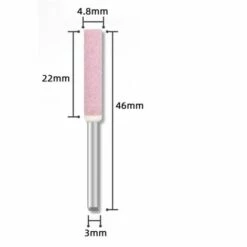 Lot De 5 Limes D'affûtage Pour Polissage De Tronçonneuse,Tête De Polissage De Meulage En Diamant De 4,8 Mm Ephé -Tronçonneuse et accessoire Soldes 2022 65031945 4