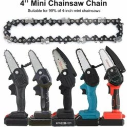 HELLO KITTY BAIN La Chaîne De Tronçonneuse De 4 Pouces Est Adaptée Pour Les Mini Tronçonneuses à Main, Les Débroussailleuses De Jardin (s'adapte à Un Plateau De Guidage De 4 Pouces). -Tronçonneuse et accessoire Soldes 2022 65623855 3