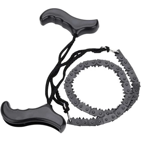 HELLO KITTY BAIN Scie à Chaîne De Poche, Scie à Main De Survie, Scie à Chaîne Portable En Métal Léger, Accessoires De Survie D'urgence En Plein Air. 4 HELLO KITTY BAIN Scie à Chaîne De Poche, Scie à Main De Survie, Scie à Chaîne Portable En Métal Léger, Accessoires De Survie D'urgence En Plein Air. – Image 2