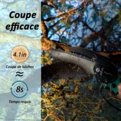 MAGICFOX Mini Tronçonneuse électrique 6 Pouces Avec 2 Batteries Et 2 Chaînes Pour Couper Le Bois D'élagage Dans Le Jardin -Tronçonneuse et accessoire Soldes 2022 65747126 2