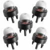 HABIENTôT 5 Pcs General Snap-In Primer Ampoule, Ampoule Amorçage D'essence & Ligne De Carburant Rempla Cement Poire D’amorçage Facile à Installer Pour Stihl/Weed Eater/McCulloch/Ryobi Echo Oi-FRIS -Tronçonneuse et accessoire Soldes 2022 65775330 1