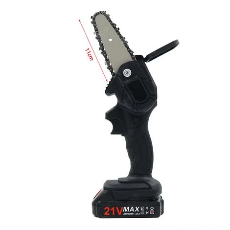 YOOUYIDA Tronçonneuse Portative à Une Main Avec Batterie Et Chargeur Mini Tronçonneuse à Batterie, 4 Pouces Tronçonneuse Électrique Sans Fil, Mini Scie à Chaîne Électrique Rechargeable 4 YOOUYIDA Tronçonneuse Portative à Une Main Avec Batterie Et Chargeur Mini Tronçonneuse à Batterie, 4 Pouces Tronçonneuse Électrique Sans Fil, Mini Scie à Chaîne Électrique Rechargeable – Image 2