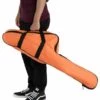 Sac De Transport Pour Tronçonneuse,90*26*27cm Portable Oxford Tronçonneuse Sac De Transport Étui De Rangement Protecteur Pour Tous Les Tronçonneuses -Adélala