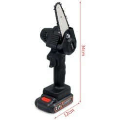 LIFCAUSAL Mini Tronçonneuse Sans Fil Petite Tronçonneuse à Bois élagage Tronçonneuse 500W Scie électrique Portable Rechargeable Pour La Coupe De Bois De Branche D'arbre -Tronçonneuse et accessoire Soldes 2022 66857204 3