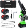 MAGICFOX Tronçonneuse Sans Fil De 6 Pouces Avec Boîte De Rangement, 2 Chaînes Et 2 Batteries, Pour Jardinage,Elagueurs, Coupes à Bois 2 MAGICFOX Tronçonneuse Sans Fil De 6 Pouces Avec Boîte De Rangement, 2 Chaînes Et 2 Batteries, Pour Jardinage,Elagueurs, Coupes à Bois -Tronçonneuse et accessoire Soldes 2022 66891805 1