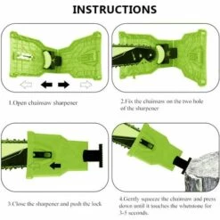 REGALI Affûteur De Chaîne De Tronçonneuse, Affûteur De Chaîne De Tronçonneuse, Affûteur De Chaîne De Tronçonneuse, Affûteur De Chaîne De Tronçonneuse，vert -Tronçonneuse et accessoire Soldes 2022 67558827 5