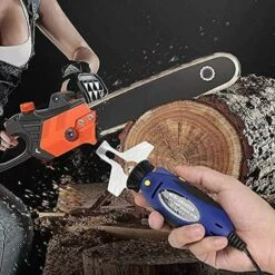 REGALI Affûteuse De Tronçonneuse électrique, 12V Mini Meuleuse De Chaîne Machine De Poche Extérieure Pour Scie à Chaîne -Tronçonneuse et accessoire Soldes 2022 67559011 5