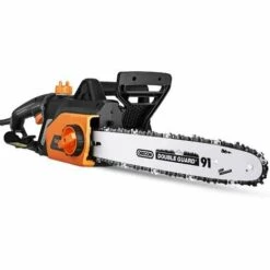 TODOT Tronçonneuse Électrique 1800W Puissante Avec Guide OREGON De 35 Cm, Moteur 230V, Technologie ControlCut, Tronçonneuse Filaire Silencieuse & Légère - GSC1800