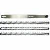 JARDIAFFAIRES Guide 90cm De Coupe (36 Pouces) Pas 3/8 Jauge 1.6mm Avec 3 Chaines 114E