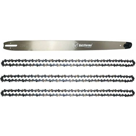 JARDIAFFAIRES Guide 90cm De Coupe (36 Pouces) Pas 3/8 Jauge 1.6mm Avec 3 Chaines 114E 3 JARDIAFFAIRES Guide 90cm De Coupe (36 Pouces) Pas 3/8 Jauge 1.6mm Avec 3 Chaines 114E