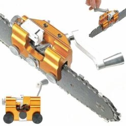 ENLENK Affûteuse De Chaîne De Tronçonneuse Manuelle Portable Pour Tronçonneuses à Manivelle