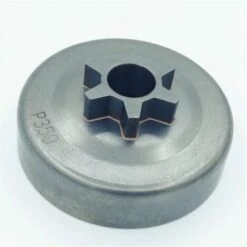 FLYME Pignon De Tambour D'embrayage 6T 3/8 Pour Tronçonneuse Partner 350 351 352 370 371 390 420 - Corps Unique - Type 6 Dents - Pas De 3/8