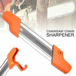 LIFCAUSAL Affûteur De Chaîne De Tronçonneuse 2 En 1 Outils De Meuleuse D'affûtage Facile Pour STIHL, Lime Et Jauge De Profondeur Dans Un Seul Outil Ergonomique (Orange) 4,0 Mm -Tronçonneuse et accessoire Soldes 2022 67837675 2