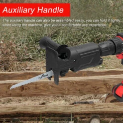 LIFCAUSAL Accessoire Pour Perceuse électrique Modifiée Accessoire Pour Scies Sabres électriques Pièces De Scies Alternatives électriques Ensemble D'outils De Modification Pratique Rapide Outil De Coupe Pour Le Travail Du Bois Avec 2 Lames De Scie Pour Bois Et Métal -Tronçonneuse et accessoire Soldes 2022 67837749 2