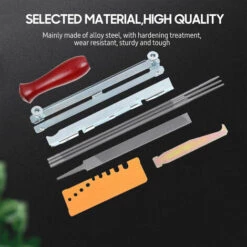 LIFCAUSAL 10 PCS Chainsaw Sharpener File Kit Outil à Main Pour Affûter La Scie à Chaîne électrique Comprend Une Lime Ronde 5/32 3/16 7/32 Pouces, Une Lime Plate, Un Manche En Bois, Un Guide De Classement, Une Jauge De Profondeur, Une Jauge De Vérification Rapide, U 10 LIFCAUSAL 10 PCS Chainsaw Sharpener File Kit Outil à Main Pour Affûter La Scie à Chaîne électrique Comprend Une Lime Ronde 5/32 3/16 7/32 Pouces, Une Lime Plate, Un Manche En Bois, Un Guide De Classement, Une Jauge De Profondeur, Une Jauge De Vérification Rapide, U -Tronçonneuse et accessoire Soldes 2022 67837792 4
