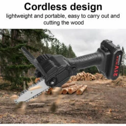 LIFCAUSAL 21V 500W 4 Pouces Batterie Au Lithium Rechargeable Scies à élaguer électriques Petit Moteur De Brosse De Tronçonneuse à Fendre Le Bois Outil électrique à Une Main Pour Le Travail Du Bois Pour Jardin Verger Une Batterie Et Une Charge 9 LIFCAUSAL 21V 500W 4 Pouces Batterie Au Lithium Rechargeable Scies à élaguer électriques Petit Moteur De Brosse De Tronçonneuse à Fendre Le Bois Outil électrique à Une Main Pour Le Travail Du Bois Pour Jardin Verger Une Batterie Et Une Charge -Tronçonneuse et accessoire Soldes 2022 67837885 3