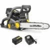 Tronçonneuse Sans Fil à Batterie, 40 V, Guide 16 Pouces, GT ELEC + Batterie 4 Ah + Chargeur -Tronçonneuse et accessoire Soldes 2022 8846572 1