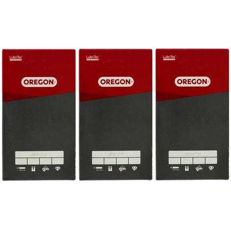 GT ELEC Lot De 3 Chaînes OREGON 57 Maillons - Référence : 91PX057X 3 GT ELEC Lot De 3 Chaînes OREGON 57 Maillons - Référence : 91PX057X