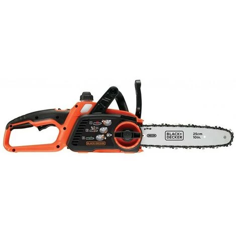 BLACK & DECKER Tronçonneuse à Batterie Lithium-Ion18V 2.0 Ah Guide Lame 25 Cm Black+Decker GKC1825L20 4 BLACK & DECKER Tronçonneuse à Batterie Lithium-Ion18V 2.0 Ah Guide Lame 25 Cm Black+Decker GKC1825L20 – Image 2