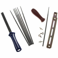 JARDIAFFAIRES Porte Lime + 7 Limes 4,8mm + 1 Lime Plate Chaîne De Tronçonneuse Pas 325