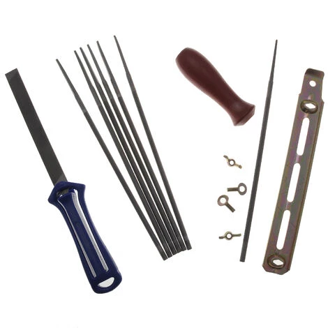 JARDIAFFAIRES Porte Lime + 7 Limes 4,8mm + 1 Lime Plate Chaîne De Tronçonneuse Pas 325 3 JARDIAFFAIRES Porte Lime + 7 Limes 4,8mm + 1 Lime Plate Chaîne De Tronçonneuse Pas 325