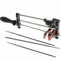 JARDIAFFAIRES Affuteuse De Chaîne Manuelle Semi-professionnelle Avec 3 Limes Rondes -Tronçonneuse et accessoire Soldes 2022 978643 3